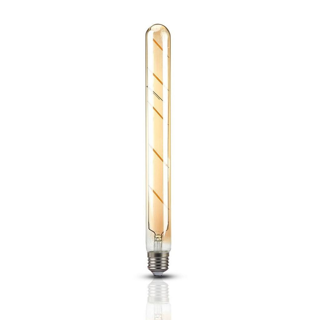 LED Bulb - 5W T30 E27 Filament Amber 2200K