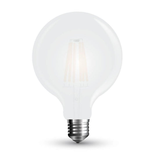 LED Bulb - 7W Filament E27 G95 Frost Cover 2700K Dimmable