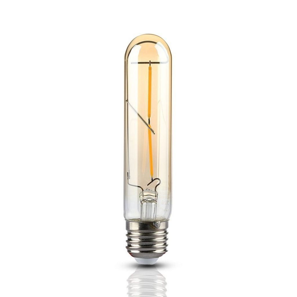 LED Bulb - 2W T30 E27 Filament Amber 2200K
