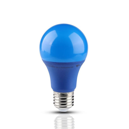 LED Bulb - 9W E27 Blue Color Plastic