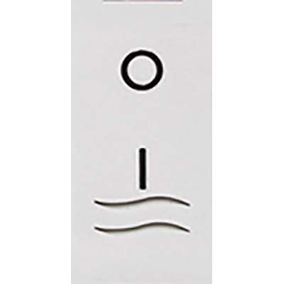 INTERRUTTORE BIPOLARE LUMINOSO AQUA MARLANVIL