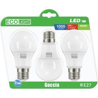 LAMPADA LED GOCCIA ECOLIGHT 12W