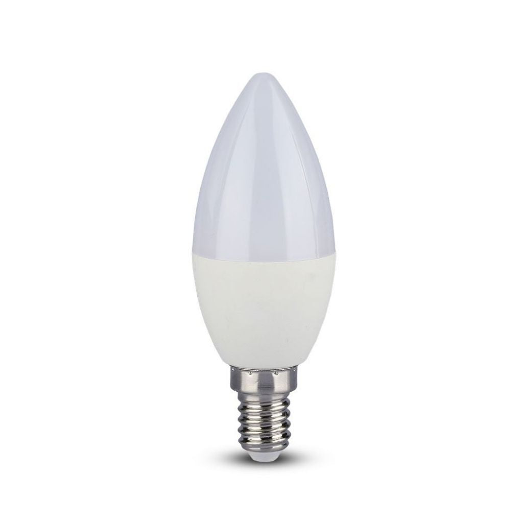 LED Bulb - 5.5W E14 C37 Candle 6400K CRI95+