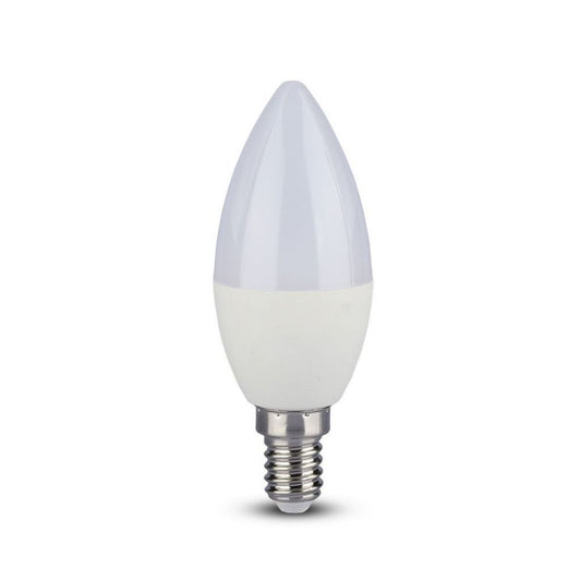 LED Bulb - 5.5W E14 C37 Candle 6400K CRI95+