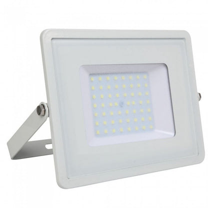 50W LED Floodlight SMD Samsung Chip Slim White Body 6400K 120LM/W