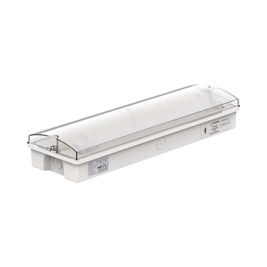 3W Led Emergency Exit Light With Self Test Button 6400K