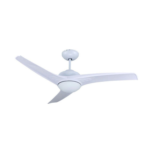 15W 3in1 LED Ceiling Fan With RF Control 3 Blades White 60W DC Motor