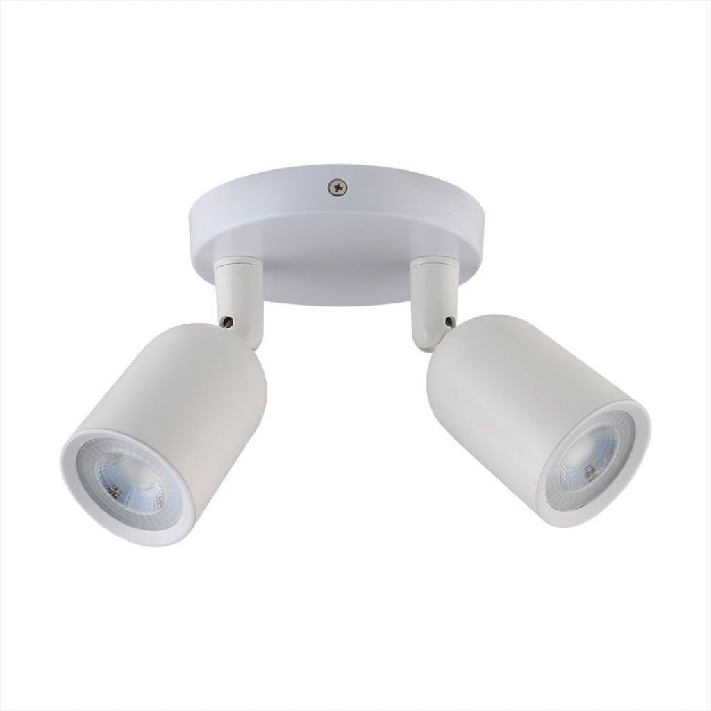 2*GU10 Wall Fitting White