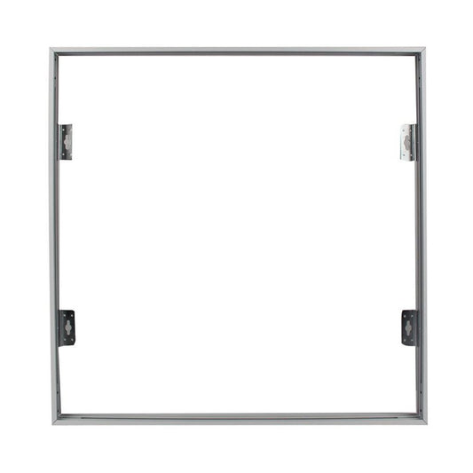 Frame di Alluminio per Montaggio a Plafone Pannelli 600x600mm (assemblabile - con viti di fissaggio) - Colore Bianco