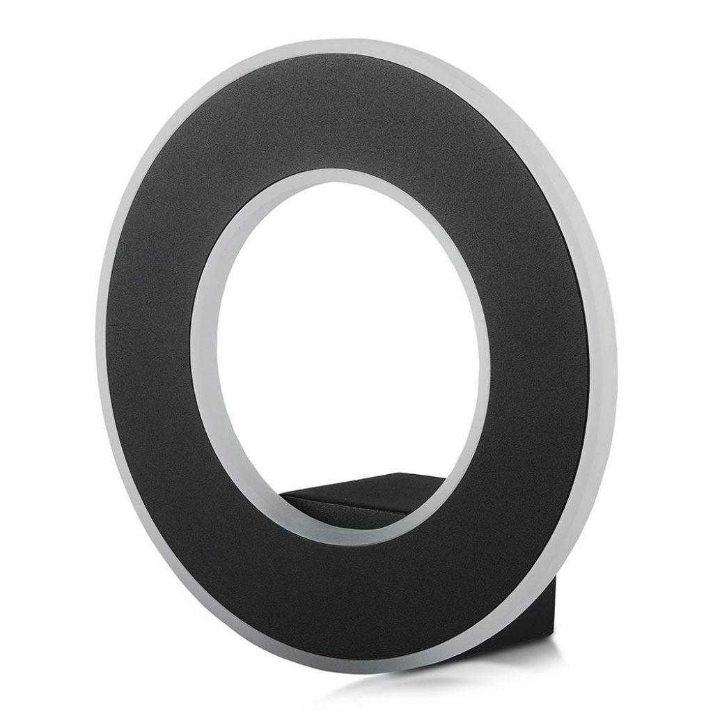 9W LED Wall Light Black Body 3000K IP20