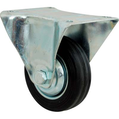 RUOTA A FORCELLA SU PIASTRA HAND