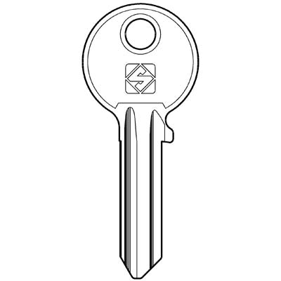 CHIAVE PIATTA ABUS AB10 SILCA