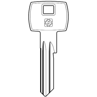 CHIAVE PIATTA CORBIN CB86 SILCA