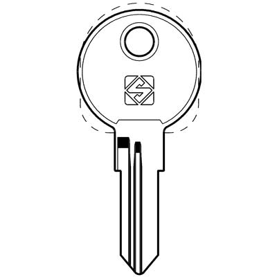 CHIAVE PIATTA HAFELE HF75R SILCA