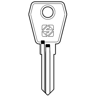 CHIAVE PIATTA L&F LF45R SILCA