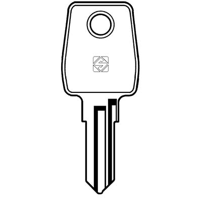 CHIAVE PIATTA L&F LF20R SILCA