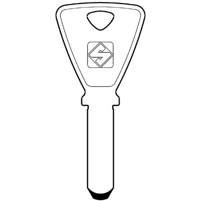 CHIAVE PUNZONATA KESO KE9 SILCA