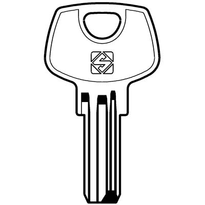 CHIAVE PUNZONATA DOM DM128 SILCA