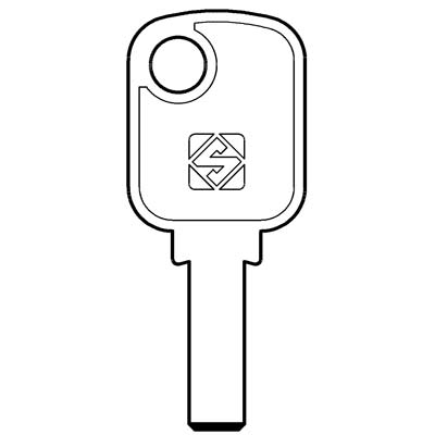 CHIAVE PUNZONATA SECURITAC KYR SCU1 SILCA