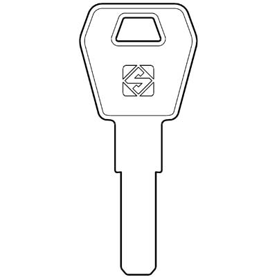 CHIAVE PUNZONATA BULLOCK ZADI ZD25 SILCA