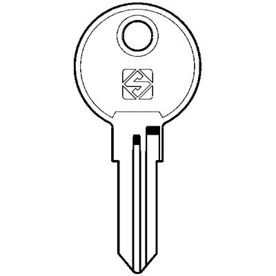 CHIAVE PIATTA ABUS AB43 SILCA