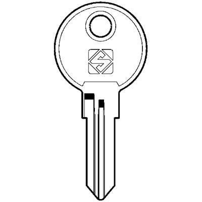 CHIAVE PIATTA ABUS AB43R SILCA