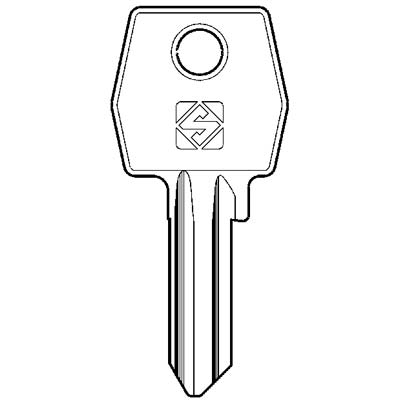 CHIAVE PIATTA AGB AGB2 SILCA