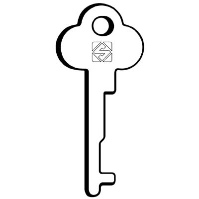 CHIAVE POSTA PIATTA IBFM 1003P1 SILCA