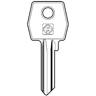 CHIAVE PIATTA AGB AGB3 SILCA