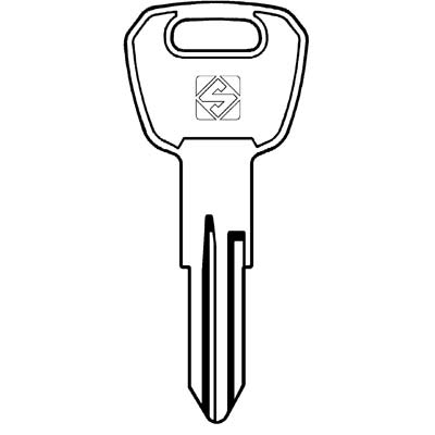 CHIAVE PIATTA ALPHA ALP4 SILCA