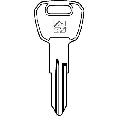 CHIAVE PIATTA ALPHA ALP4R SILCA