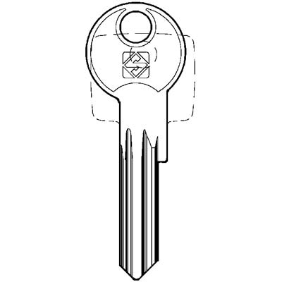 CHIAVE PIATTA ISEO F6 IE29 SILCA