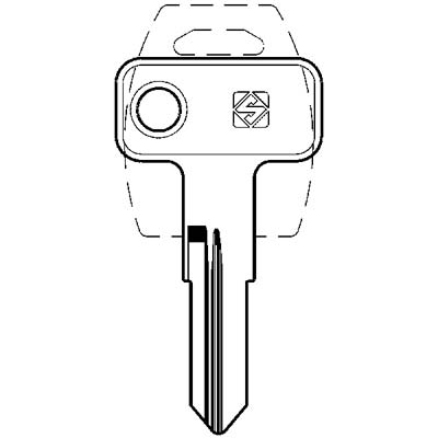 CHIAVE PIATTA MERONI MER35R SILCA