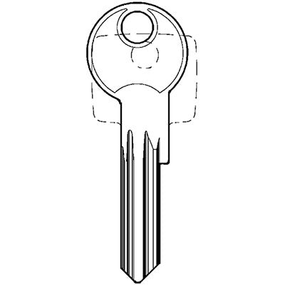 CHIAVE PIATTA ISEO ORIGINALE CLARUS 020609