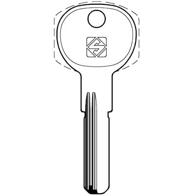 CHIAVE PUNZONATA GRUPPO PRIMAVERA GPI1 SILCA