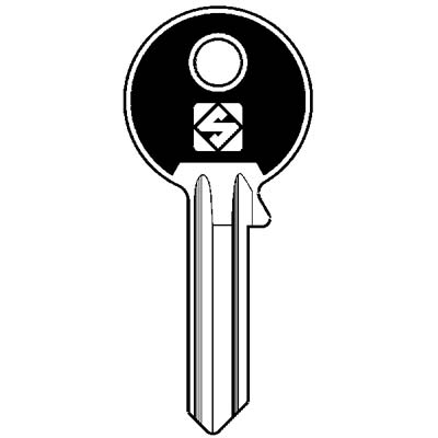 CHIAVE PIATTA SLIM COLOR ISEO IE3SL SILCA