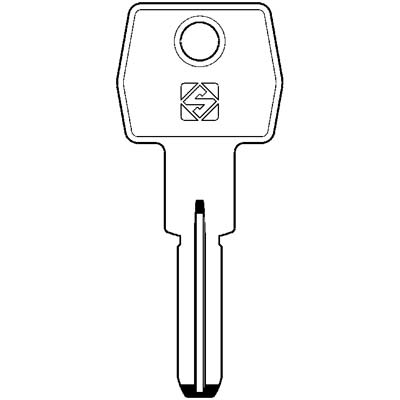 CHIAVE PUNZONATA AGB AGB5 SILCA