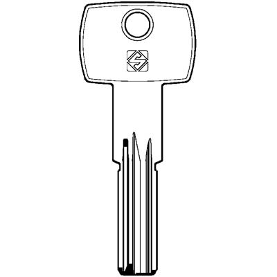 CHIAVE PUNZONATA AGB AGB8 SILCA