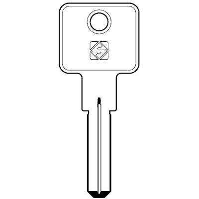 CHIAVE PUNZONATA MG MONTI MG8 SILCA