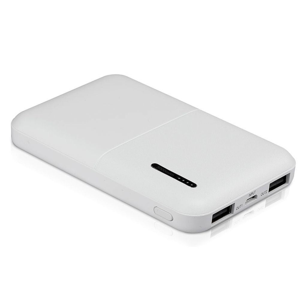 5K Mah Super Small Power Bank White