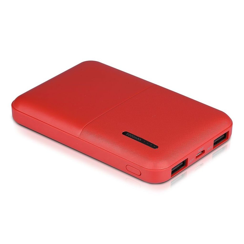 5K Mah Super Small Power Bank Red