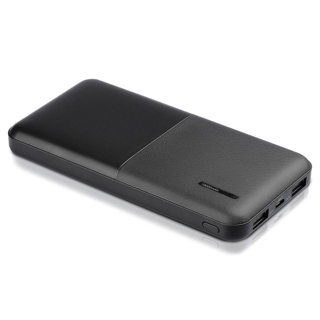 10K Mah Super Slim Power Bank Black