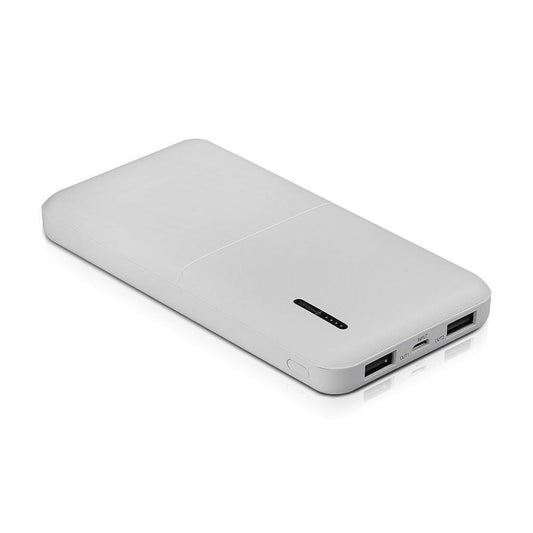 10K Mah Super Slim Power Bank White