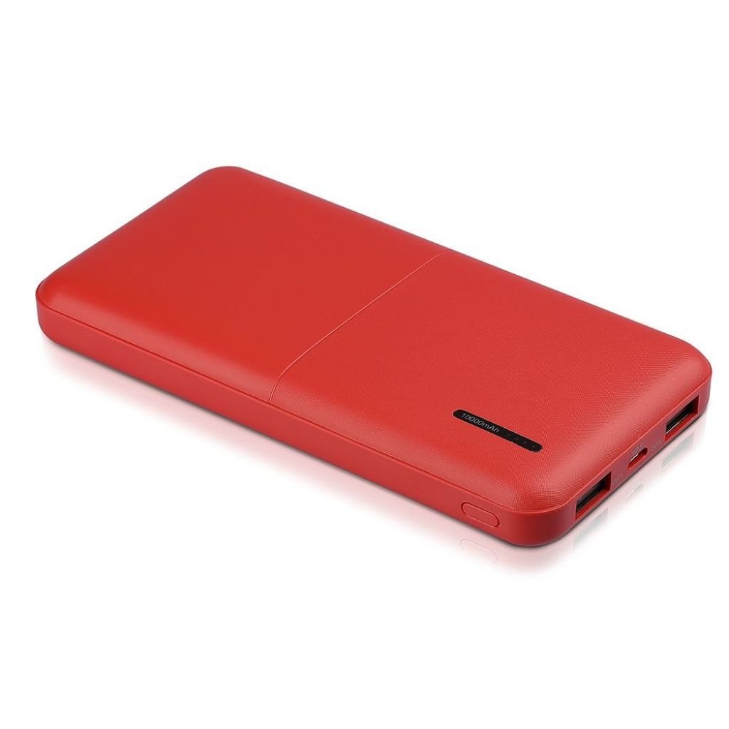 10K Mah Super Slim Power Bank Red