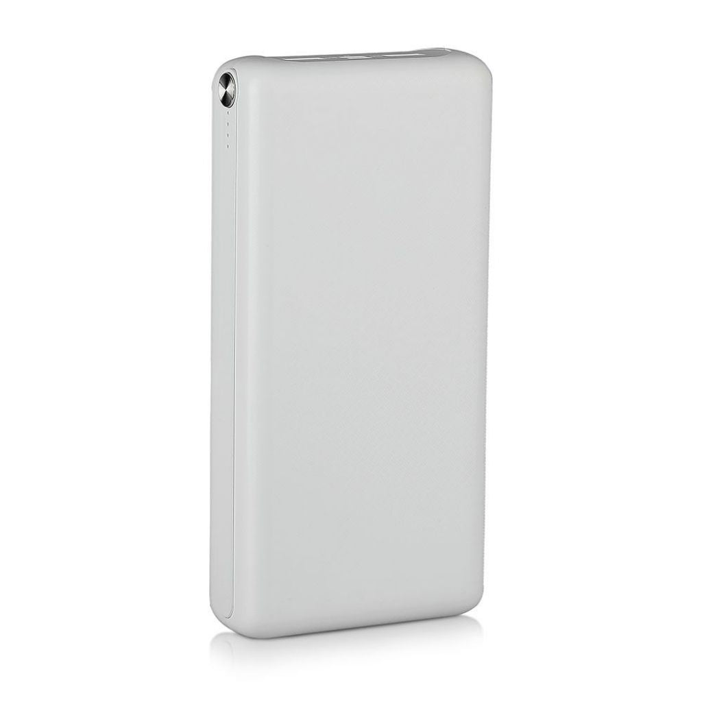 30K Mah Jumbo Power Bank Dual USB White